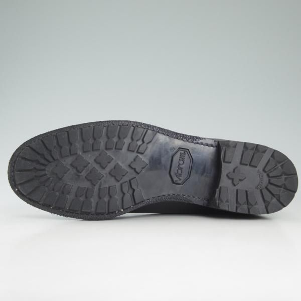 極美品★(伊)F.LLI ジャコメッティ SIZE 42【定価￥108,000-★サイドゴアブーツ/FG208】ゴートレザー/山羊革/黒/Giacometti★d268