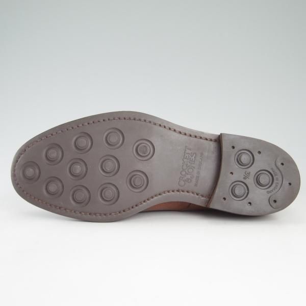 美品★クロケット&ジョーンズ 6.5E【★ダイナイトソール仕様/UNITED ARROWS別注/335ラスト】SEDGEMOOR/茶/Crockett&Jones★d270