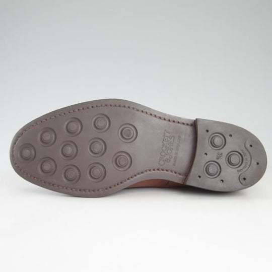 美品★クロケット&ジョーンズ 6.5E【★ダイナイトソール仕様/UNITED ARROWS別注/335ラスト】SEDGEMOOR/茶/Crockett&Jones★d270