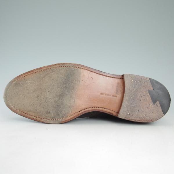 美品★クロケット&ジョーンズ UK9/US9.5E【貴重★コードバン/茶/ダークブラウン】ラルフローレン別注Ralph Lauren/Crockett&Jones★d271