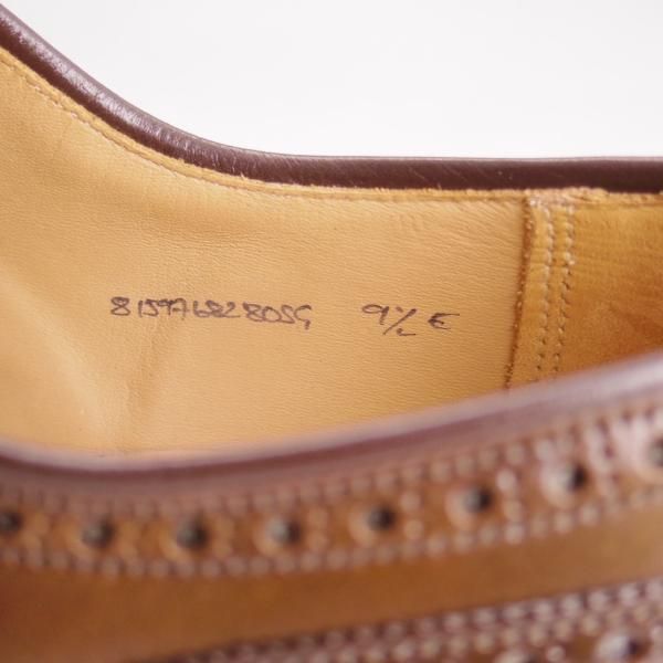 美品★クロケット&ジョーンズ UK9/US9.5E【貴重★コードバン/茶/ダークブラウン】ラルフローレン別注Ralph Lauren/Crockett&Jones★d271