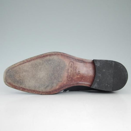 極上★トレーディングポスト SIZE 41【イタリア製★ストレートチップ】WK354/カーフ/黒/メンズ/Trading Post★d279