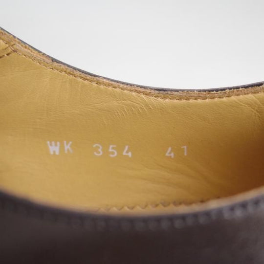 極上★トレーディングポスト SIZE 41【イタリア製★ストレートチップ】WK354/カーフ/黒/メンズ/Trading Post★d279