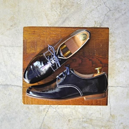 美品★ジルサンダー(レディース) SIZE 34.5【★パテントレザー/プレーントゥ】835/黒/ブラック/靴/シューズ/JIL SANDER★d280