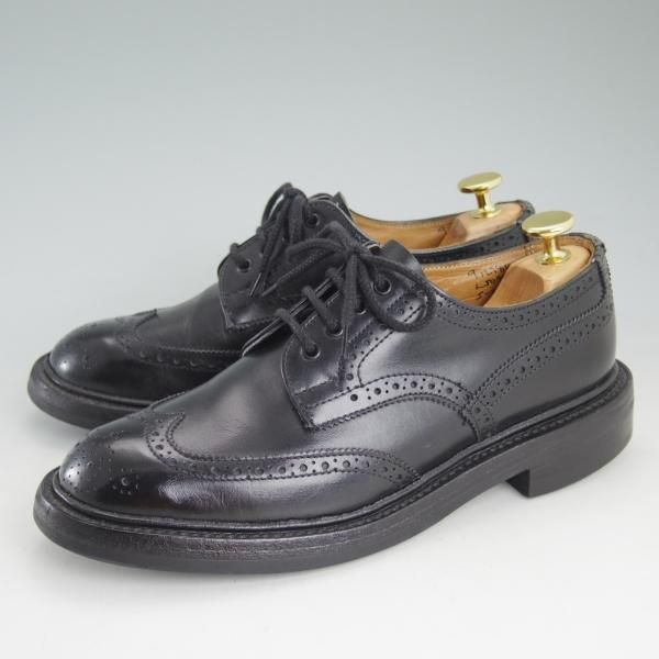 極上★トリッカーズ(レディース) SIZE 5【ダイナイトソール仕様★BOURTON/バートン/L5095】黒/カントリーシューズ/短靴/Tricker's★d281