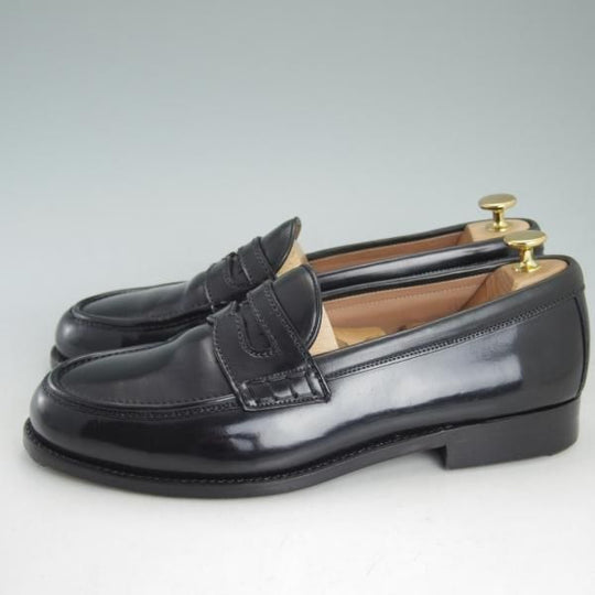 美品★(独)ハインリッヒ・ディンケラッカー SIZE 9.5【定価￥145,800-★コードバン/wien】コインローファー/Heinrich Dinkelacker★d283