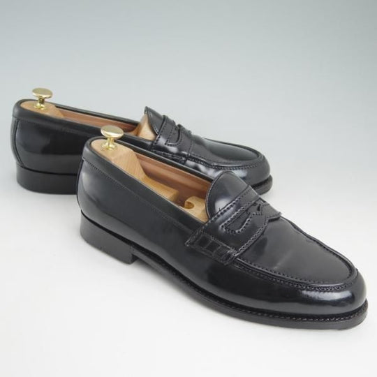 美品★(独)ハインリッヒ・ディンケラッカー SIZE 9.5【定価￥145,800-★コードバン/wien】コインローファー/Heinrich Dinkelacker★d283