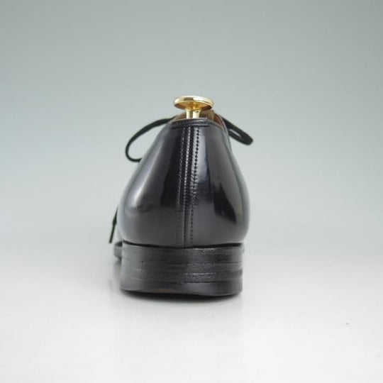 ★チャーチ 75F/UK7.5【貴重★ブックバインダーカーフ/旧チャーチ】84ラスト/Barcroft/3都市ロゴ/パンチドキャップトゥ/黒/Church's★d285