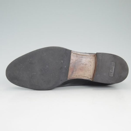 ★チャーチ 75F/UK7.5【貴重★ブックバインダーカーフ/旧チャーチ】84ラスト/Barcroft/3都市ロゴ/パンチドキャップトゥ/黒/Church's★d285