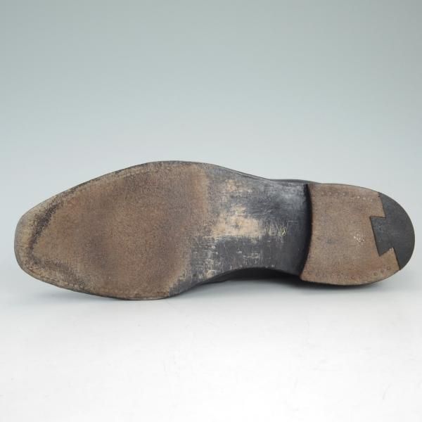 ★クロケット&ジョーンズ 7.5E 【★(英)ジョージクレバリー別注/GEORGE CLEVERLEY】ローファー/カーフ/黒/Crockett&Jones★d288