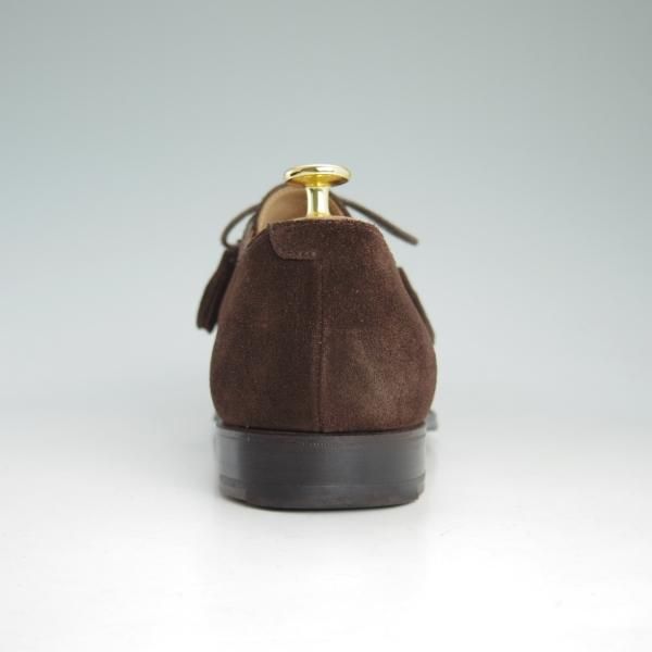 美品★クロケット&ジョーンズ 8E【★トゥモローランド別注/TOMORROWLAND】317ラスト/Burford/スエード/濃茶/メンズ/Crockett&Jones★d290