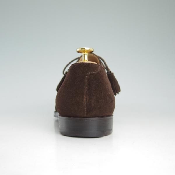 美品★クロケット&ジョーンズ 8E【★トゥモローランド別注/TOMORROWLAND】317ラスト/Burford/スエード/濃茶/メンズ/Crockett&Jones★d290