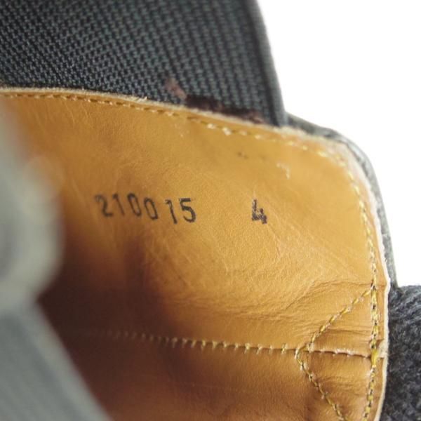 新品★(英)グレンソン(レディース) SIZE 4【貴重★サイドゴアブーツ】210015/黒/カーフ/GRENSO★d291