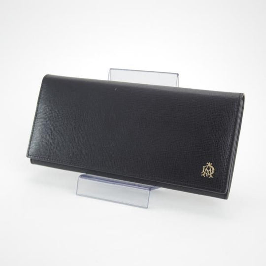 ほぼ未使用★ダンヒル/dunhill【★長財布/ロングウォレット】レザー/本革/黒/ウォレット/メンズ★d292
