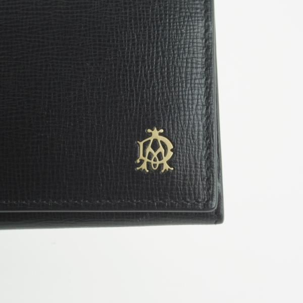 【新品 未使用品】dunhill ダンヒル 折り 長財布 シボ革 レザー ロゴ ほぼ未使用☆ダンヒル/dunhill【☆長財布/ロングウォレット