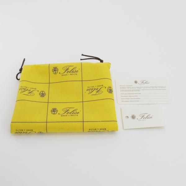 未使用★フェリージ/Felisi【★ジップ長財布/125/SA/クロコ型押し】エンボスレザー/本革/茶/メンズ&レディース兼★d294