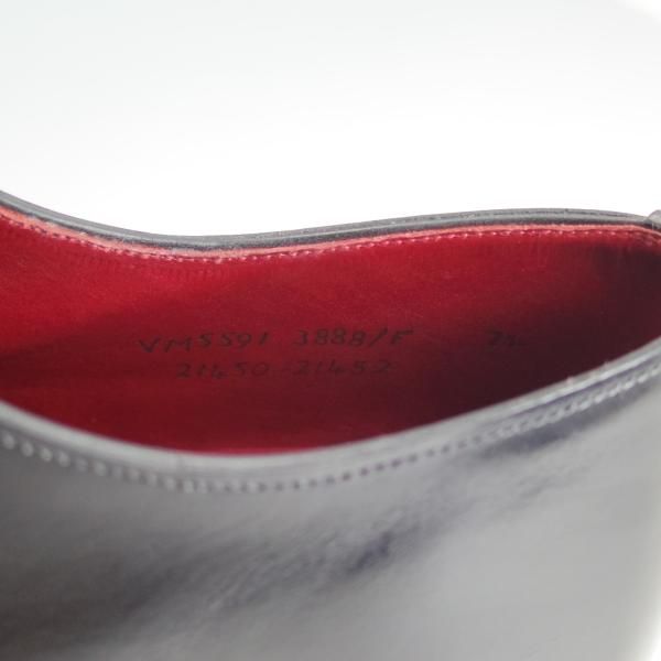 極美品★(英)チーニー 7.5F【★ポールスミス別注/Paul Smith】3888ラスト/ホールカット/黒/カーフ/メンズ/CHEANEY★d300