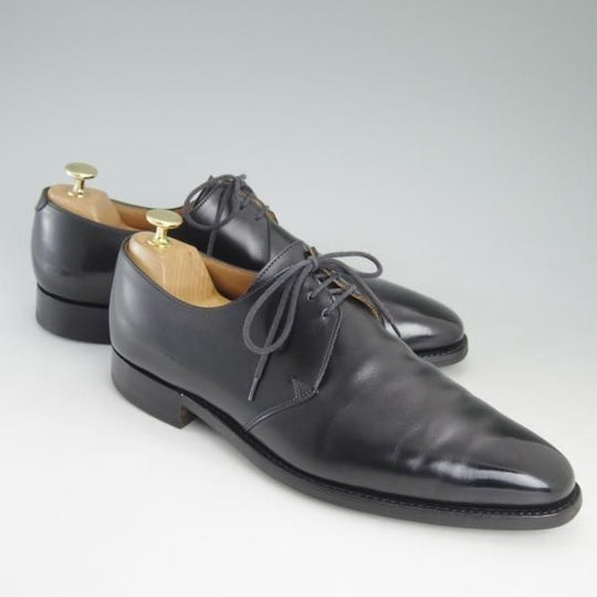 極上★クロケット&ジョーンズ 8E【★ダイナイトソール仕様/HIGHBURY/ハイバリー】348ラスト/Vフロント/黒/カーフ/Crockett&Jones★d302