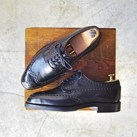 極上★チャーチ 55E/UK5.5【★旧チャーチ/CHILTERN/チルターン/149ラスト/3都市ロゴ】フルブローグ/グレインレザー/メンズ/Church's★d303