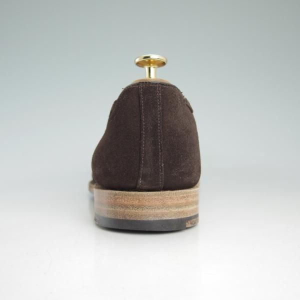 極上★チャーチ 80F/UK8【★フォスバリー/FOSBURY】93ラスト/タッセルローファー/4都市ロゴ/スエード/茶/メンズ/Church's★d319