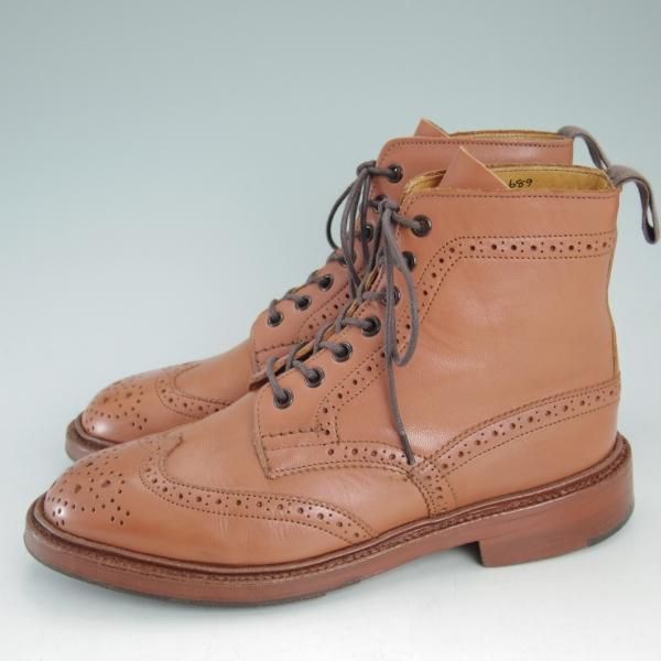 極上★トリッカーズ(レディース) SIZE 5【★シーシェイド/カントリーブーツ/5180】TAN C Shade/カーフ/茶/Tricker's★d325