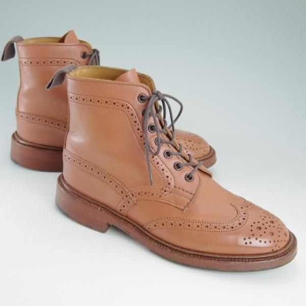 極上★トリッカーズ(レディース) SIZE 5【★シーシェイド/カントリーブーツ/5180】TAN C Shade/カーフ/茶/Tricker's★d325