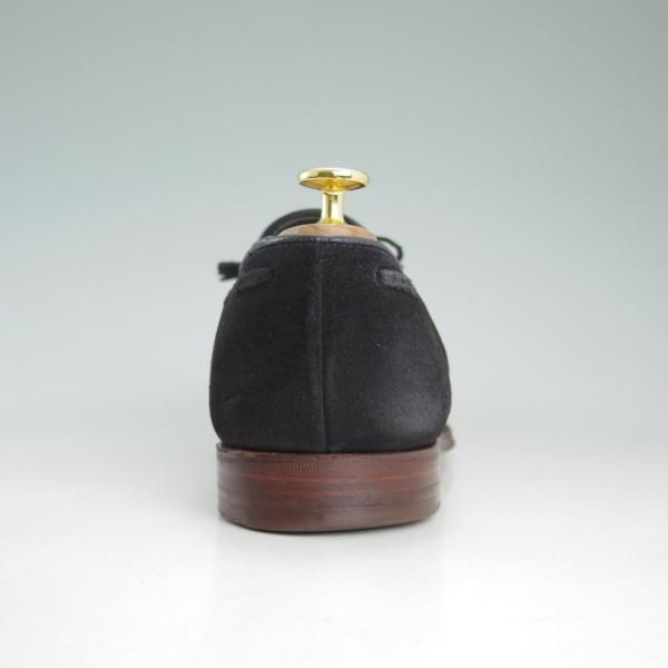 美品★クロケット&ジョーンズ 8E【ビームス別注★REDBOURN】ネイビー/リボンローファー/紺/メンズ/BEAMS F/Crockett&Jones★d328