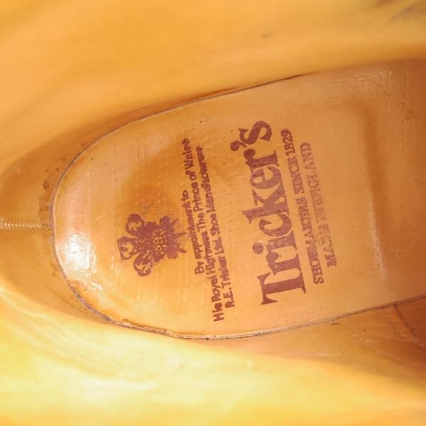 美品★トリッカーズ SIZE 6.5【ダイナイトソール仕様★M2508/モールトン/MALTON】カントリーブーツ/黒/カーフ/メンズ/Tricker's★d336