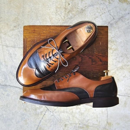 極上★(神奈川)delightful tool/ハンドソーンウェルテッド製法 UK7程度【★(神戸)ANCHOR BRIDGE製/アンカーブリッジ/九部仕立て】★d339