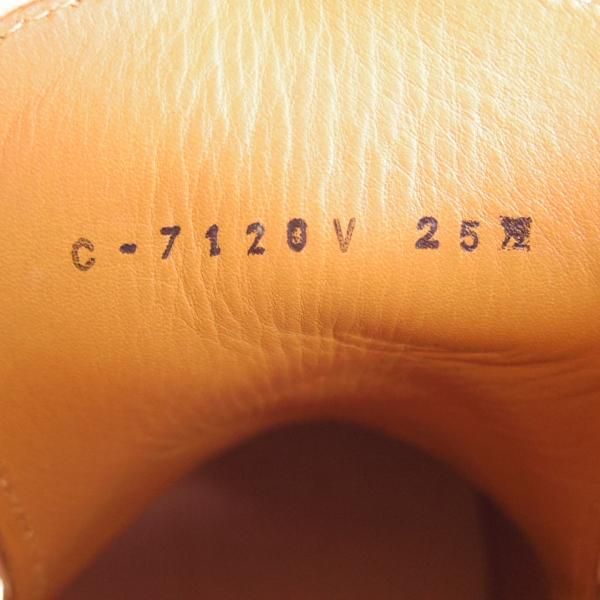 極美品★(恵比寿)ショセ 25.5cm/SIZE 41【貴重★コードバン仕様/ナチュラルカラー】c-7120/チャッカブーツ/薄茶/メンズ/chausser★d340