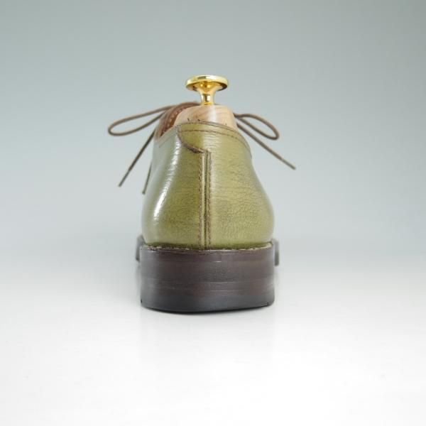 極上☆(仏)ベルルッティ SIZE 6.5【☆パフォーレーション/Uチップ】緑