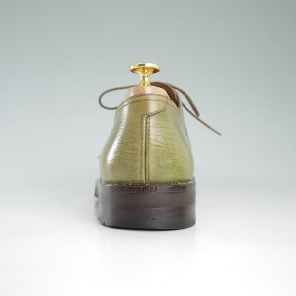 極上☆(仏)ベルルッティ SIZE 6.5【☆パフォーレーション/Uチップ】緑