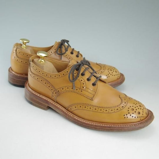 極上★トリッカーズ(レディース) SIZE 6【★エイコンアンティーク/L5659/カントリーシューズ】短靴/薄茶/カーフ/Tricker's★d344