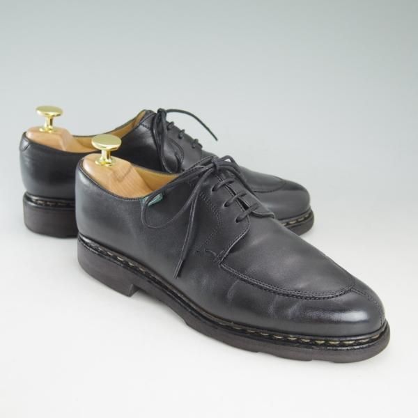 極上★パラブーツ(レディース) SIZE 3【貴重★Uチップ/VELEY】黒/NOIR/カーフ/グリフソール/Paraboot★d345