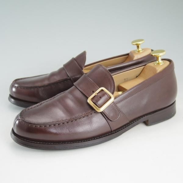 極上★チャーチ(レディース) SIZE 37【貴重★モンクストラップ/ブラックラピド製法】ローファー/濃茶/カーフ/Church's★d346