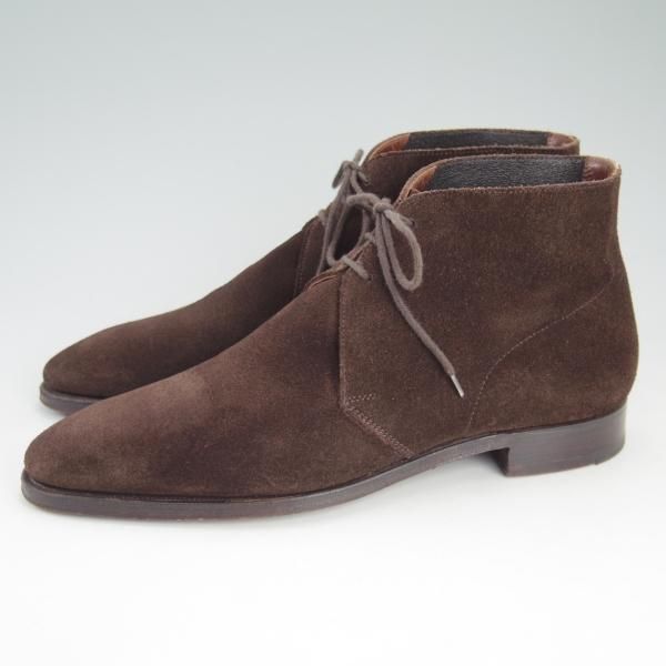 極上★クロケット&ジョーンズ 6E【★トゥモローランド別注/TOMORROWLAND】CHUKKA/200ラスト/スエード/チャッカブーツ/Crockett&Jones★d352
