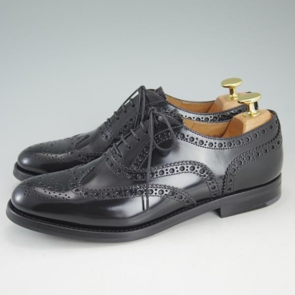 新品★チャーチ(レディース) SIZE 36.5【定価￥85,320-★バーウッド/BURWOOD WG】ポリッシュドバインダーカーフ/黒/Church's★d357