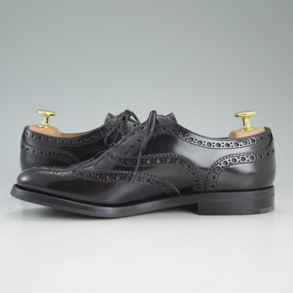 新品★チャーチ(レディース) SIZE 36.5【定価￥85,320-★バーウッド/BURWOOD WG】ポリッシュドバインダーカーフ/黒/Church's★d357
