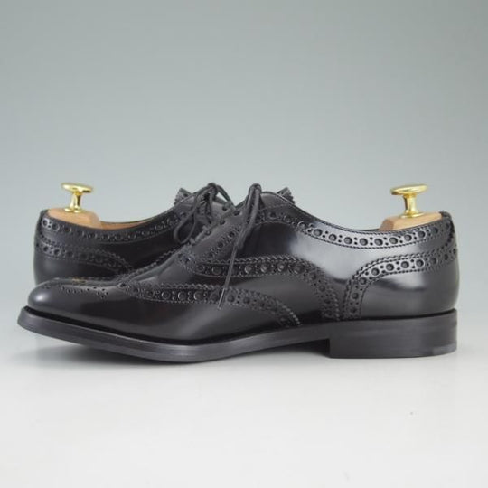 新品★チャーチ(レディース) SIZE 36.5【定価￥85,320-★バーウッド/BURWOOD WG】ポリッシュドバインダーカーフ/黒/Church's★d357