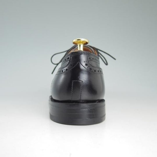 未使用★オールデン 7D【希少★フルブローグ/ダービー/967】アバディーンラスト/カーフ/黒/ウイングチップ/Alden★d362