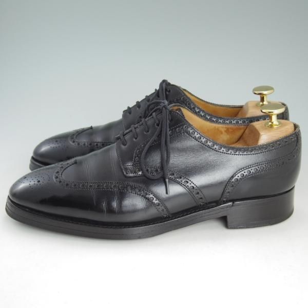 John Lobb 黒 ジョンロブ7.5E UK 2466 DARBYダービー 極上☆ジョンロブ 6E【貴重☆2466ラスト仕様/DARBY/ダービー