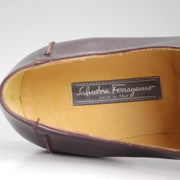サルヴァトーレフェラガモ Salvatore Ferragamo ほぼ未使用☆(伊)サルヴァトーレ・フェラガモ 10D【上級