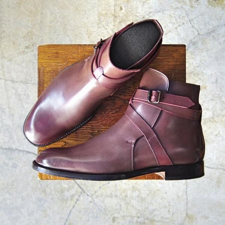 極美品★(東欧)ゾンキー・ブーツ 7F【貴重★(伊)F.LLIジャコメッティ製/ジョッパーブーツ】カーフ/ZONKEY BOOT★d371