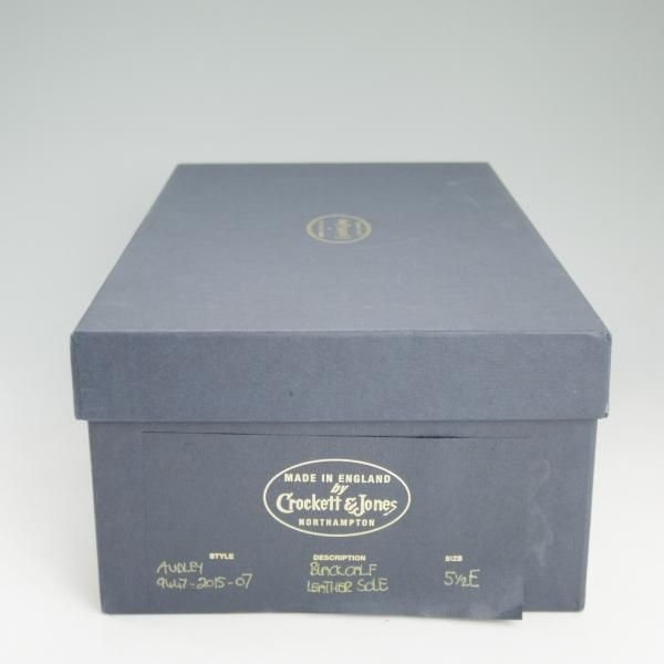 新品★クロケット&ジョーンズ 5.5E【定価96,120円★オードリー/AUDLEY】ハンドグレードライン/337ラスト/カーフ/Crockett&Jones★d372