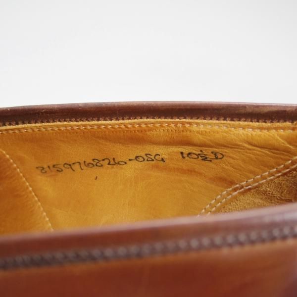 極上★クロケット&ジョーンズ UK10/US10.5D【貴重★コードバン/茶/ブラウン】ラルフローレン別注/コインローファー/メンズ/Crockett&Jones★d373