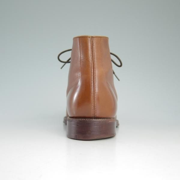 極上★クロケット&ジョーンズ 5E【★(英)ジョージクレバリー別注/GEORGE CLEVERLEY】チャッカブーツ/茶/カーフ/Crockett&Jones★d375