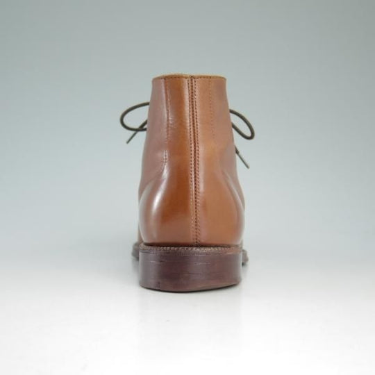 極上★クロケット&ジョーンズ 5E【★(英)ジョージクレバリー別注/GEORGE CLEVERLEY】チャッカブーツ/茶/カーフ/Crockett&Jones★d375