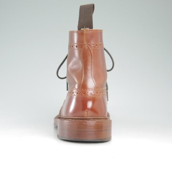美品★トリッカーズ SIZE 6【★マロンアンティーク/STOW/5634/ストウ】カントリーブーツ/茶/カーフ/メンズ/Tricker's★d377