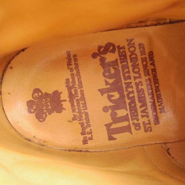 美品★トリッカーズ SIZE 6【★マロンアンティーク/STOW/5634/ストウ】カントリーブーツ/茶/カーフ/メンズ/Tricker's★d377