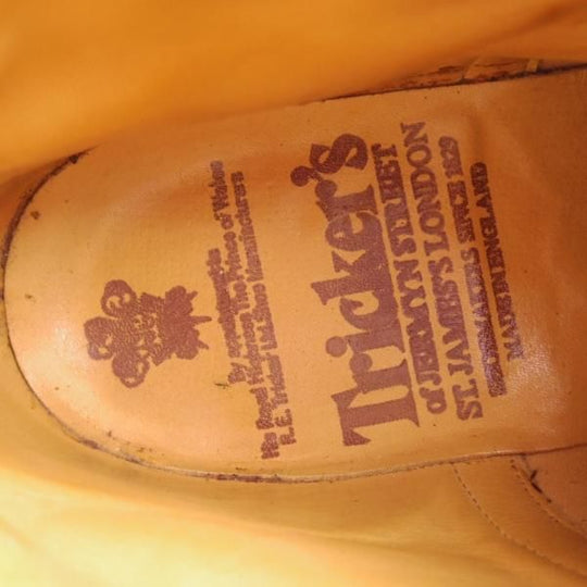 美品★トリッカーズ SIZE 6【★マロンアンティーク/STOW/5634/ストウ】カントリーブーツ/茶/カーフ/メンズ/Tricker's★d377